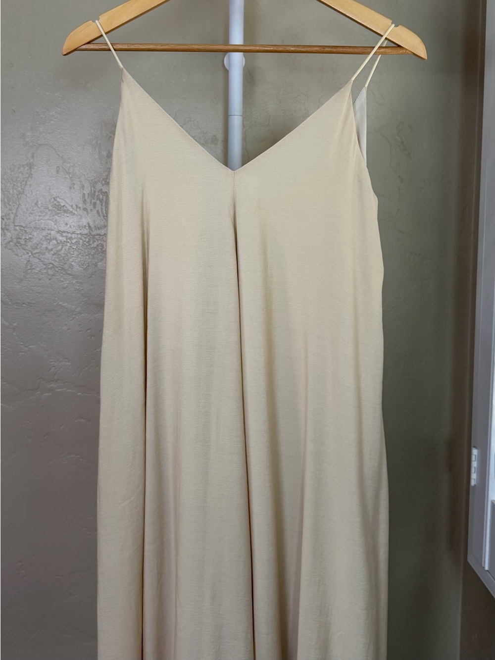 Commense Sleeveless V-Neck Maxi Dress in Cream - Picture 7 of 12